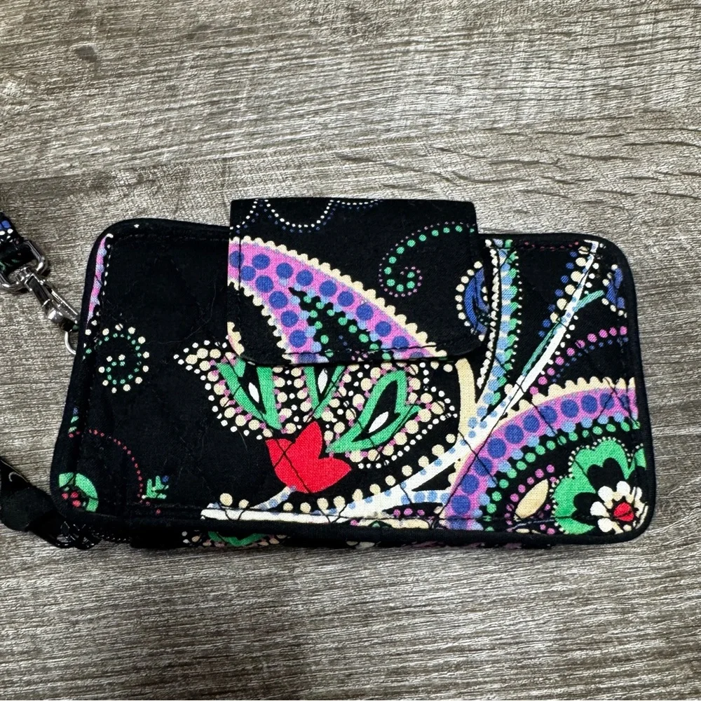 Vera Bradley Botanical Paisley Wristlet - Picture 2 of 4